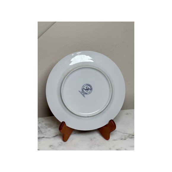 Vintage Limoges Fiorilli Cheetah 7'5" Plate | Signed Email de Limoges "Wild Life - Picture 3 of 5